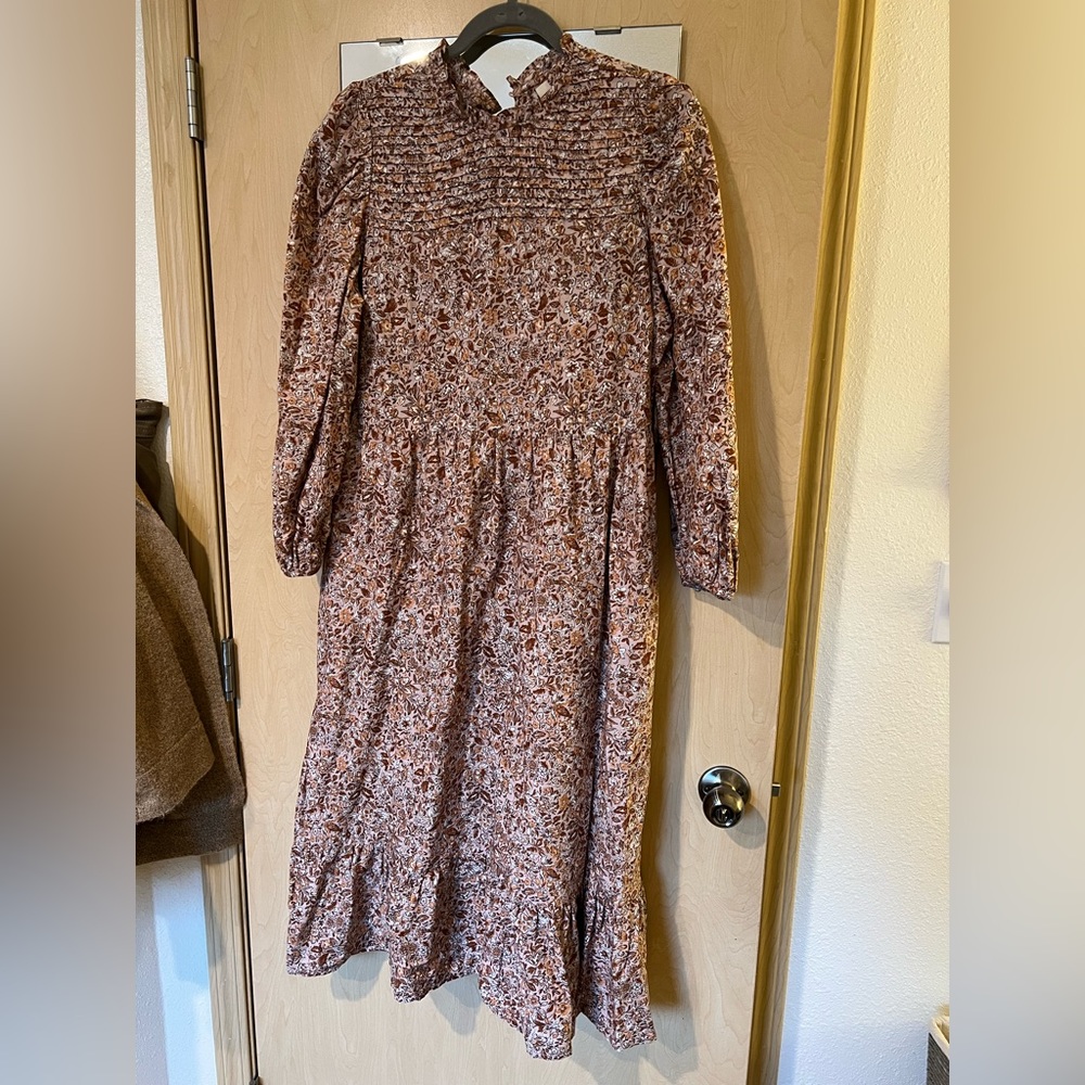 Universal Threads Long Floral Dress with Sleeves